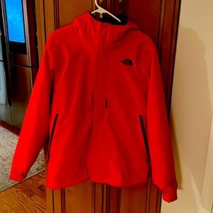 The NorthFace ski/winter jacket. It is in nearly new condition.